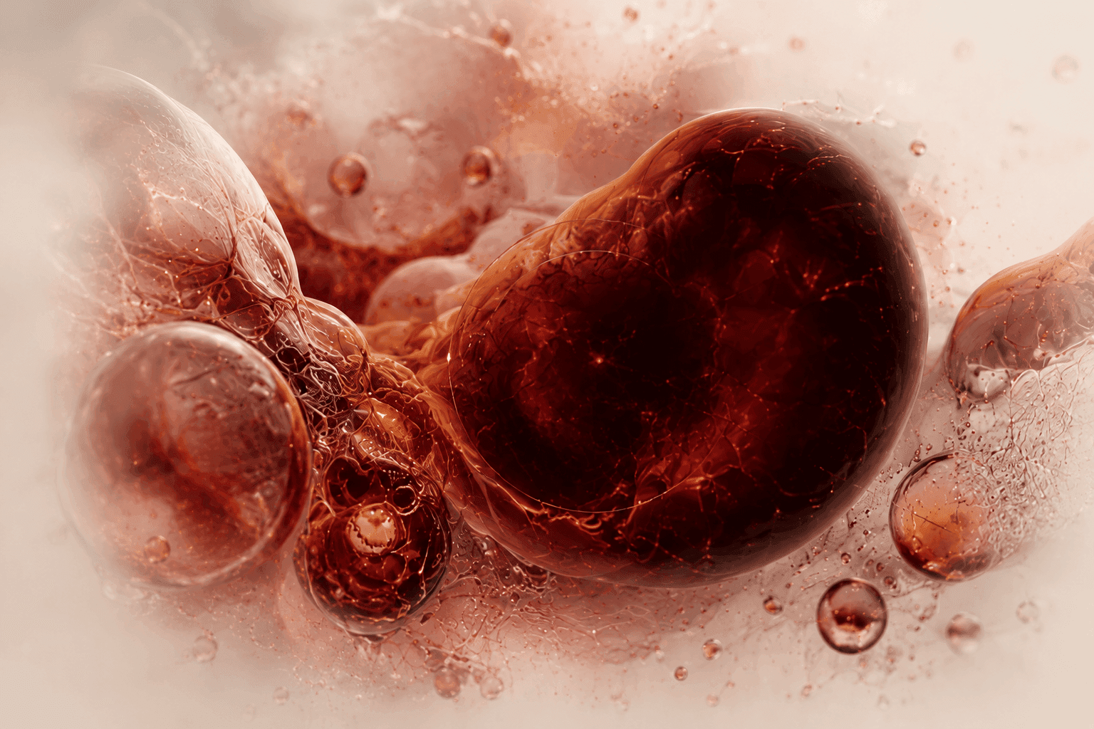 Abstract representation of the gut and its surrounding biological environment